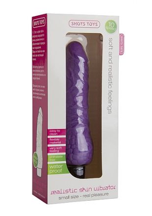 Вибратор Realistic Skin Vibrator Small Purple