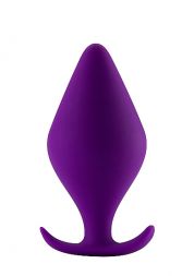 Анальная пробка Butt Plug with Handle Medium Purple