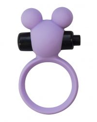 Эрекционное виброкольцо Minnie Purple