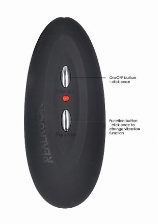 Фаллоимитатор с вибрацией и пультом управления Vibrating Realistic Cock 11 With Scrotum
