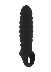 Черная насадка Stretchy Penis Extension №32