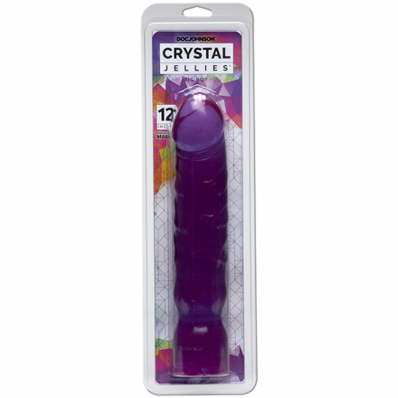 Фаллоимитатор Crystal Jellies 12 Big Boy Purple