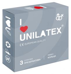 Презервативы Unilatex Ribbed №3