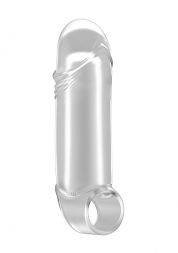 Прозрачная насадка Stretchy Thick Penis Extension №35