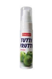 Съедобная гель-смазка Tutti-Frutti со вкусом яблока