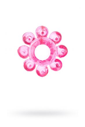 Розовое эрекционное кольцо #818001