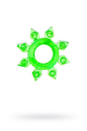 Зелёное эрекционное кольцо #818002