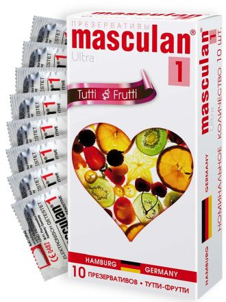 Презервативы Masculan Ultra Tutti &amp; Frutti №10